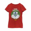 Girl’s Star Wars Merry Christmas R2-D2 T-Shirt