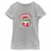 Girl’s Star Wars The Mandalorian Christmas Grogu Up to Snow Good T-Shirt