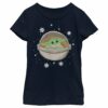 Girl’s Star Wars The Mandalorian Christmas The Child Space Cruise T-Shirt