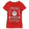 Girl’s Star Wars The Mandalorian Christmas The Child Ugly Space Pod T-Shirt