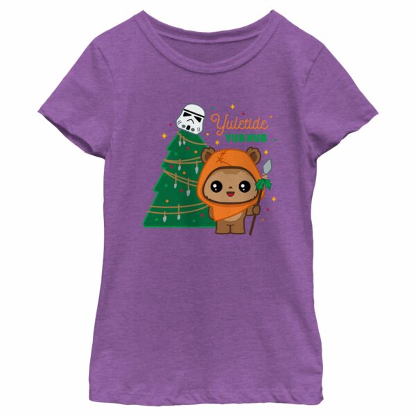 Girl’s Star Wars Yuletide Yub Nub T-Shirt