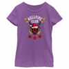 Girl’s Stranger Things Christmas Hellfire Club Logo T-Shirt