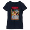 Girl’s Stranger Things Retro Happy Holidays Card T-Shirt
