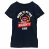 Girl’s The Muppets The Animal Made it to the Naughty List T-Shirt