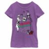 Girl’s The Nightmare Before Christmas Fright Christmas Jack and Sally T-Shirt