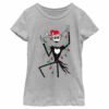 Girl’s The Nightmare Before Christmas Jack Christmas Lights T-Shirt