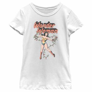 Girl’s Wonder Woman 1984 Wrapped in Lights T-Shirt