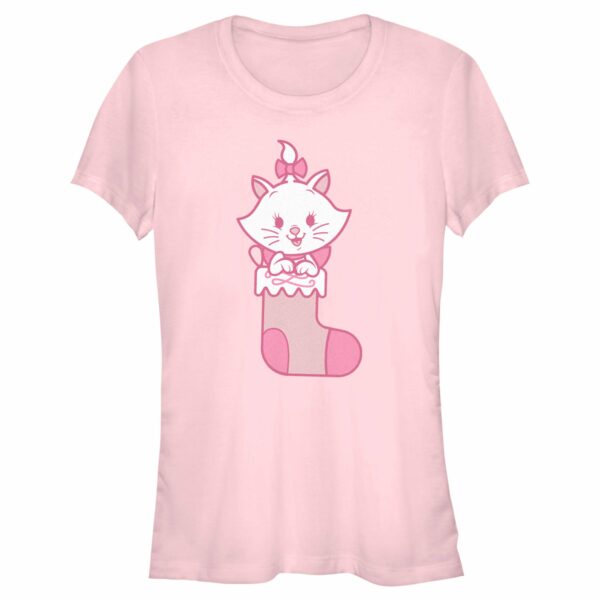 Junior’s Aristocats Marie Christmas Stocking T-Shirt