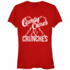 Junior’s CHIN UP Christmas Candy Canes and Crunches T-Shirt