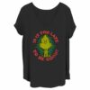 Junior’s Dr. Seuss Christmas Grinch Is it too Late T-Shirt