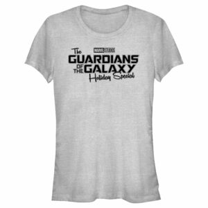 Junior’s Guardians of the Galaxy Holiday Special Black Logo T-Shirt