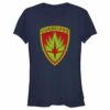 Junior’s Guardians of the Galaxy Holiday Special Guardians Badge T-Shirt