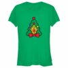 Junior’s Guardians of the Galaxy Holiday Special Shield Christmas Tree T-Shirt