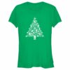 Junior’s Guardians of the Galaxy Holiday Special Silhouettes Christmas Tree T-Shirt