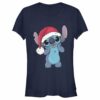 Junior’s Lilo & Stitch Santa Surprise T-Shirt