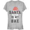 Junior’s Lost Gods Christmas Santa is my Bae T-Shirt