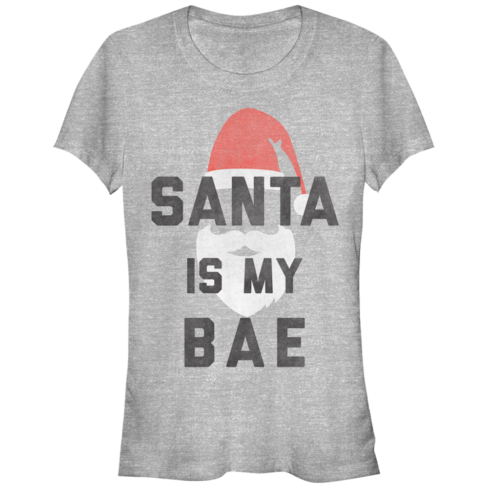 Junior's Lost Gods Christmas Santa is my Bae T-Shirt Junior's Lost Gods Christmas Santa is my Bae T-Shirt