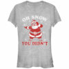 Junior’s Lost Gods Christmas Snow You Didn’t T-Shirt
