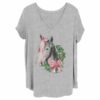 Junior’s Lost Gods Christmas Wreath Horse T-Shirt