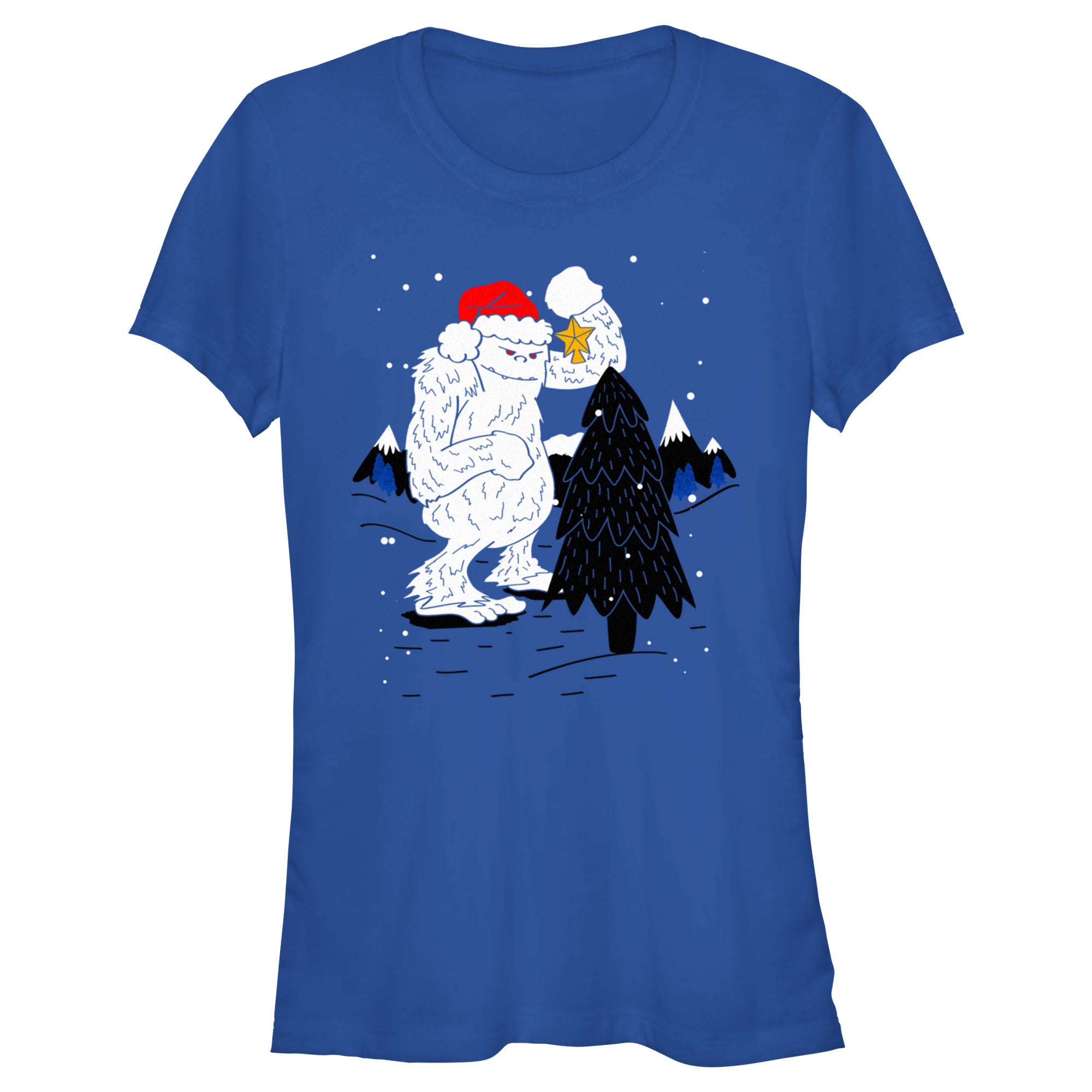 Junior's Lost Gods Decorating wth Yeti T-Shirt Junior's Lost Gods Decorating wth Yeti T-Shirt