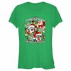 Junior’s Lost Gods Meowy and Bright Christmas T-Shirt