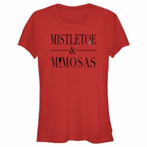 Junior’s Lost Gods Mistletoe and Mimosas T-Shirt