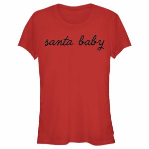 Junior’s Lost Gods Santa Baby T-Shirt