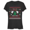 Junior’s Lost Gods This Guy Loves Christmas Sweater Print T-Shirt