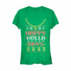 Junior’s Lost Gods Ugly Christmas Happy Holla Days T-Shirt