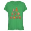 Junior’s Marvel Christmas Gingerbread Cookie Tree T-Shirt