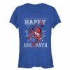 Junior’s Marvel Christmas Spider-Man Web T-Shirt