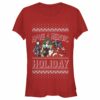 Junior’s Marvel Heroic Holiday Girl Power T-Shirt