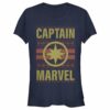 Junior’s Marvel Ugly Christmas Captain Marvel T-Shirt