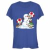 Junior’s Nintendo Toad Snowman T-Shirt