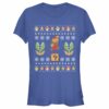 Junior’s Nintendo Ugly Christmas Mario Question T-Shirt