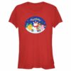 Junior’s Pokemon Christmas Happy Holidays Snowman T-Shirt