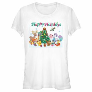 Junior’s Pokemon Happy Holidays Crew T-Shirt