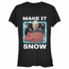Junior’s Star Trek The Next Generation Captain Picard Make It Snow T-Shirt