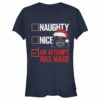 Junior’s Star Wars Christmas Vader Attempt Made T-Shirt