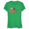 Junior’s Star Wars The Mandalorian Christmas Lights Bantha T-Shirt