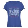 Junior’s Star Wars Ugly Christmas Leia I Love Yule T-Shirt