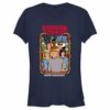 Junior’s Stranger Things Retro Happy Holidays Card T-Shirt