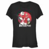Junior’s The Nightmare Before Christmas Christmas Believe Jack and Sally T-Shirt