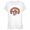 Junior’s The Powerpuff Girls Christmas Poinsettia Wreath T-Shirt