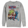 Men_s Batman Christmas Vintage Season Greetings Sweatshirt