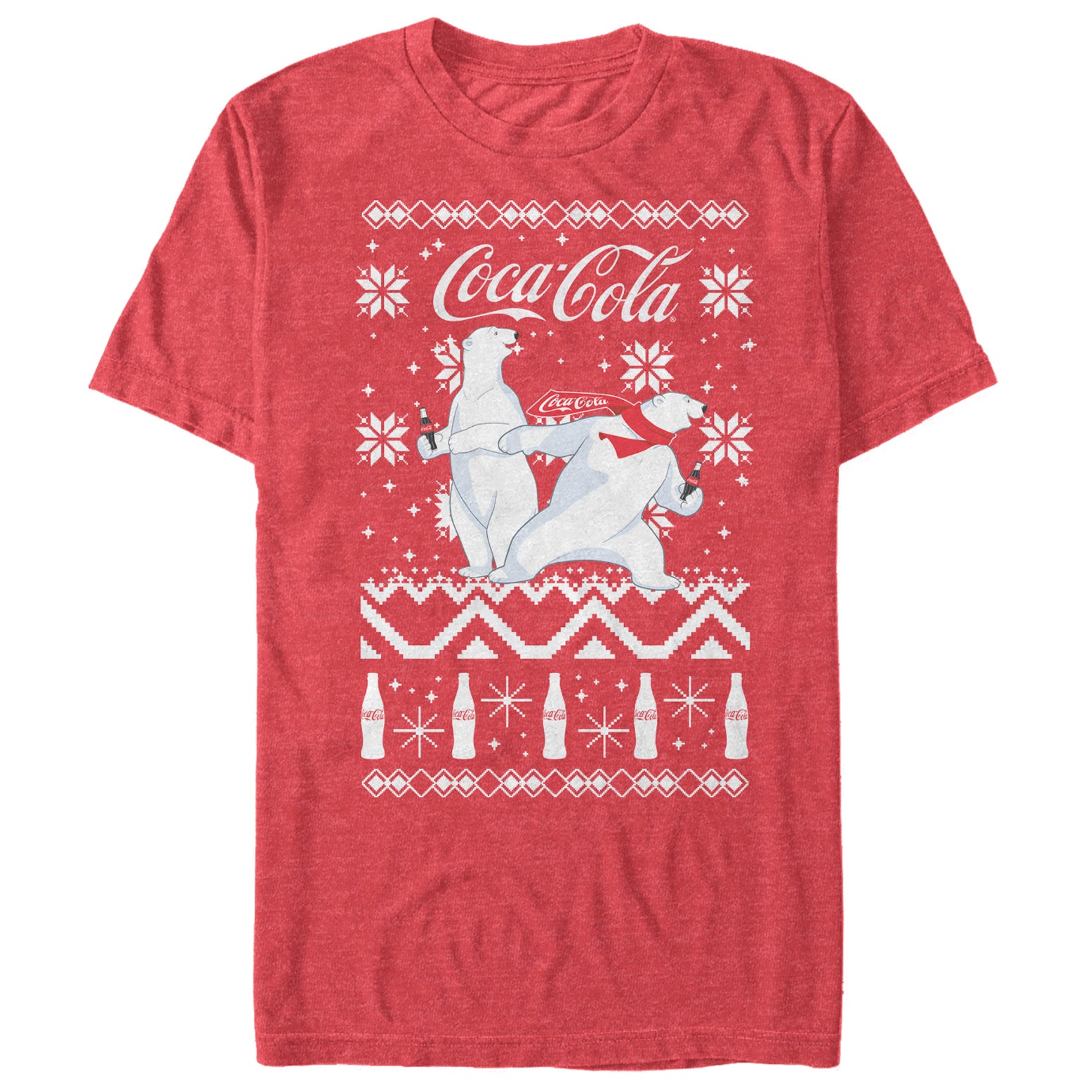 Men_s Coca Cola Ugly Christmas Polar Bear T-Shirt Men_s Coca Cola Ugly Christmas Polar Bear T-Shirt