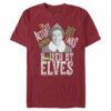 Men_s Elf Buddy Human Raised By Elves T-Shirt