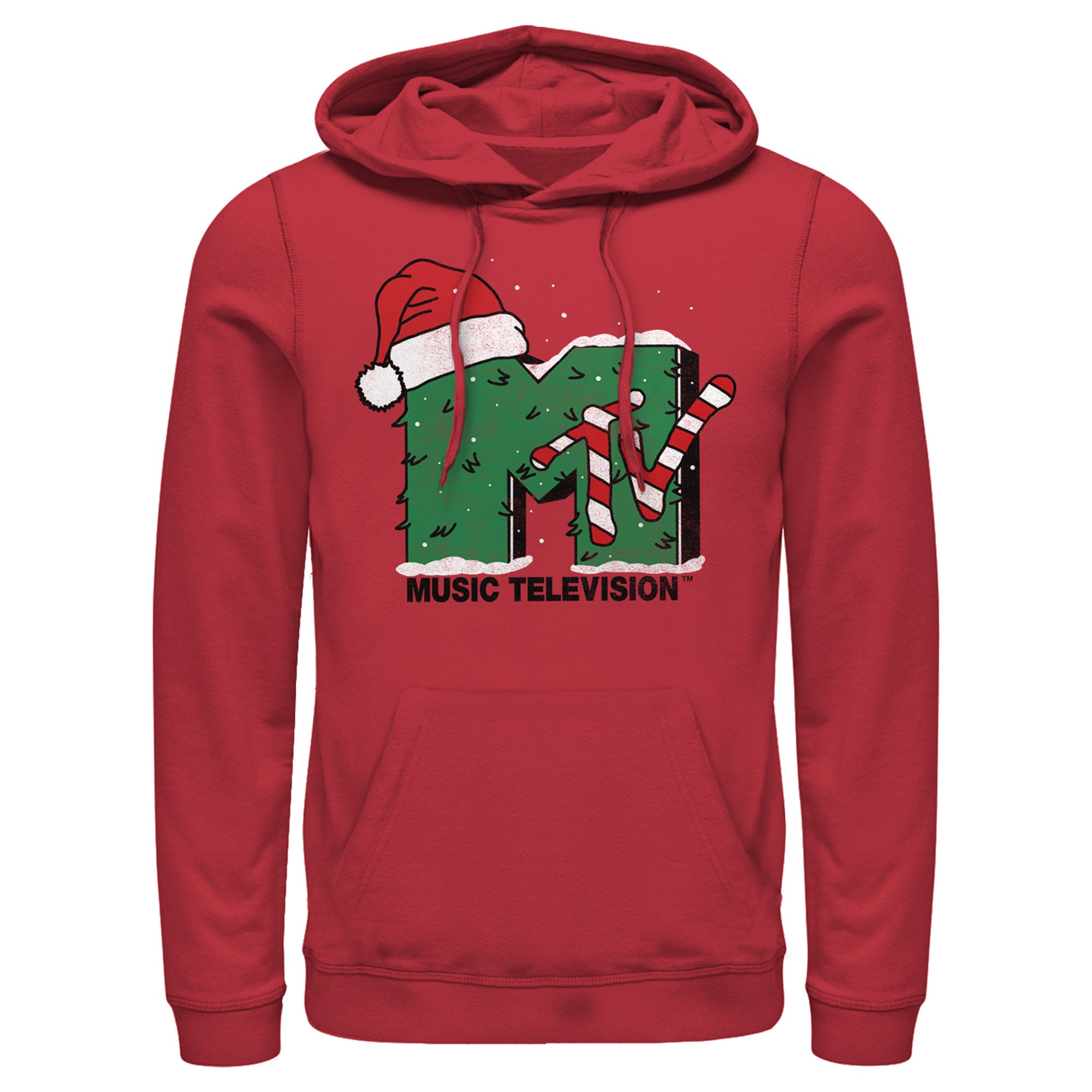 Men_s MTV Christmas Monster Logo Pull Over Hoodie Men_s MTV Christmas Monster Logo Pull Over Hoodie