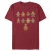 Men_s Marvel Christmas Gingerbread Cookie Avengers T-Shirt