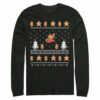 Men_s Nintendo Ugly Christmas Mario Coin Long Sleeve Shirt